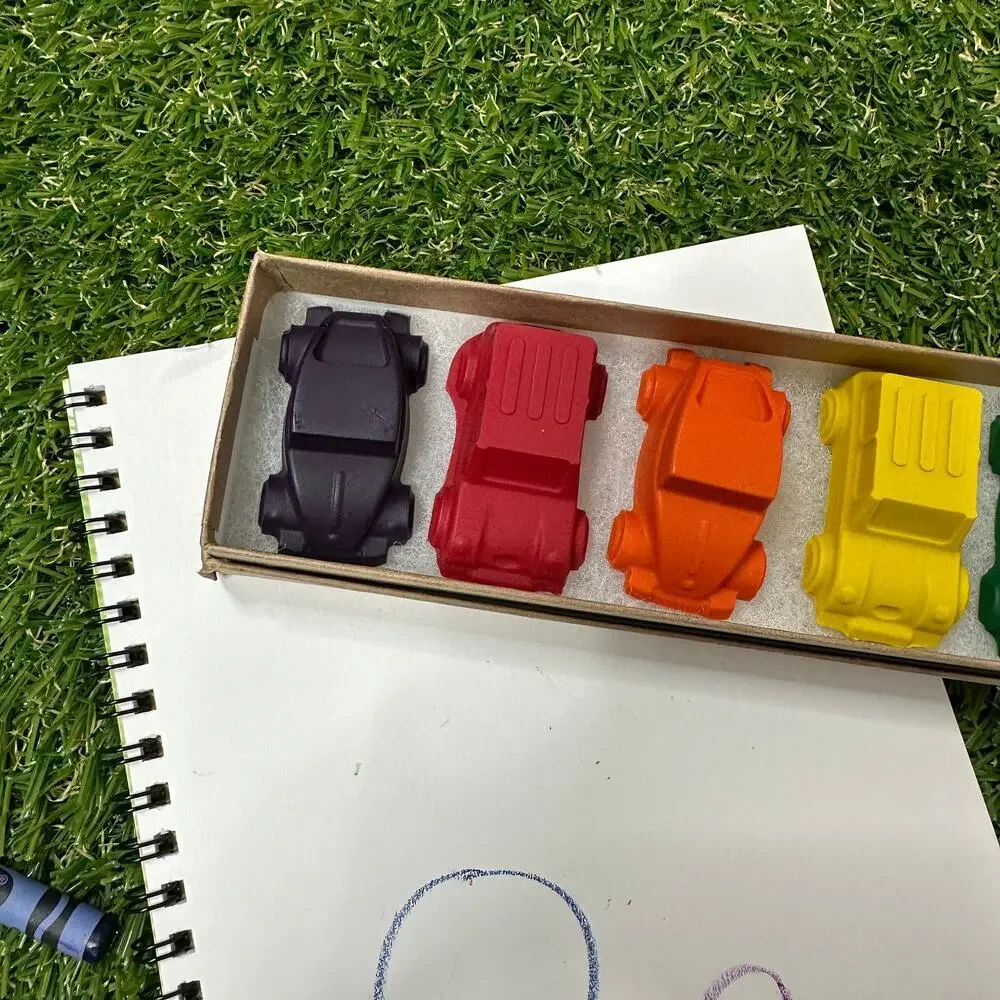 2/$30 Cars Crayons (6), Kids Girls Boys Birthday Gift, Car Theme, Transportation